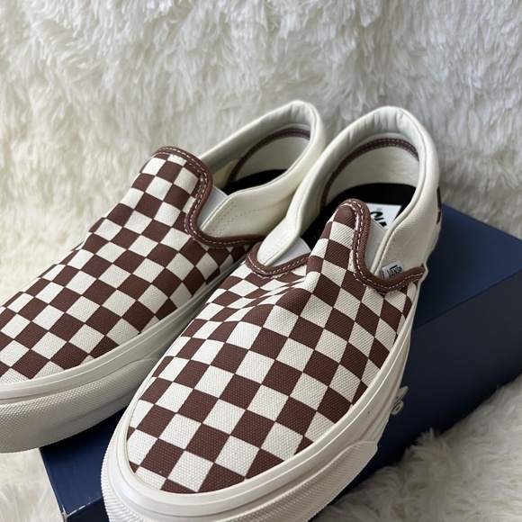 Vans Canvas Plaid Print Loafer Sneakers Men\'s Size: 10.5 main image 8